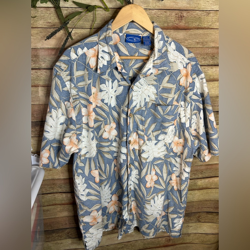 VINTAGE OP Ocean Pacific Hawaiian Shirt Men’s Size XL